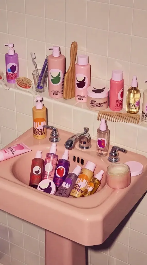 Bathroom Flatlay